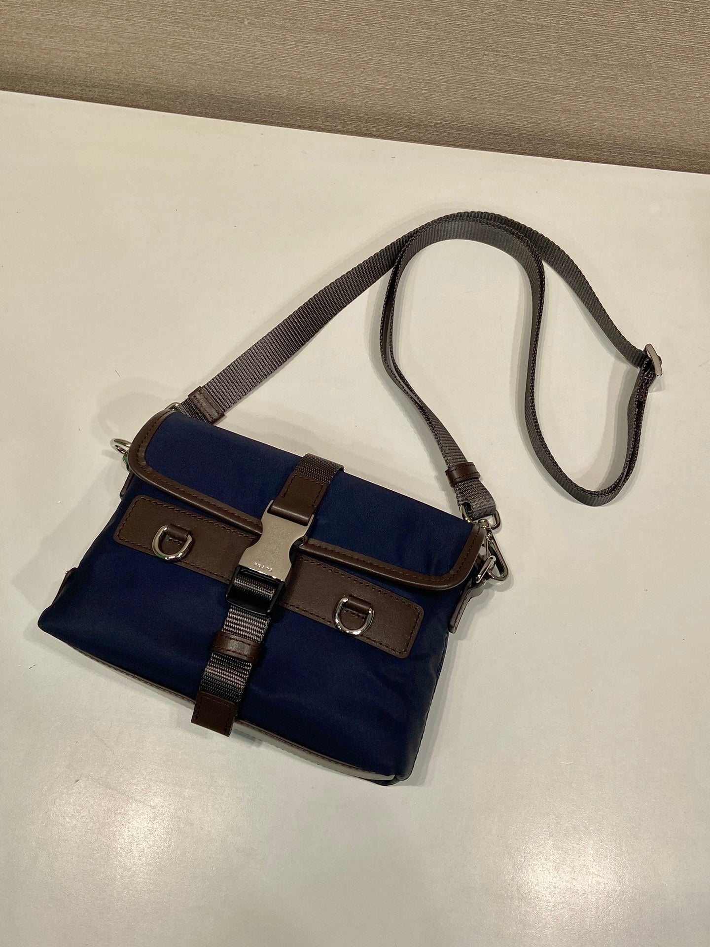 Prada Re-Nylon and leather smartphone case