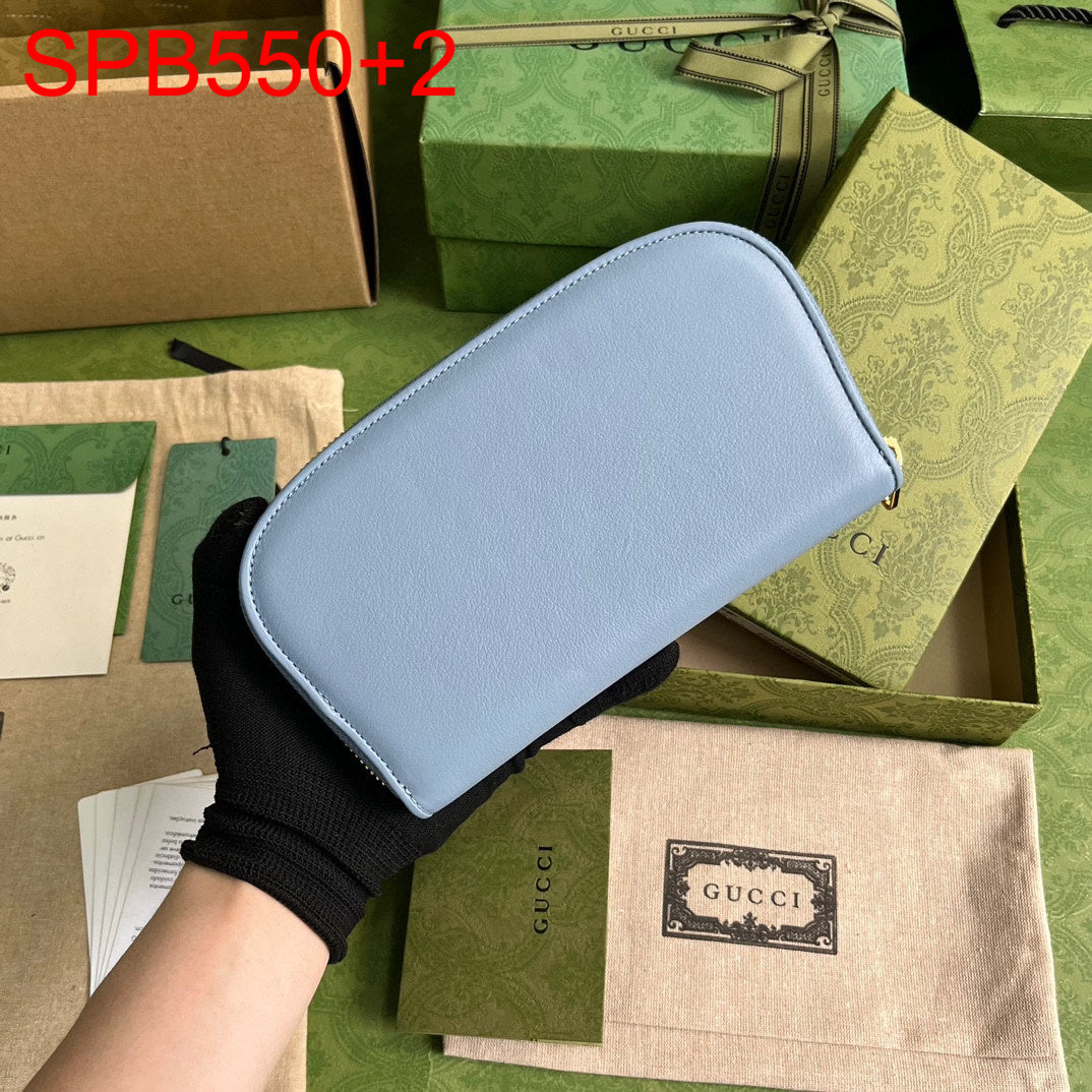 Gucci BLONDIE ZIP AROUND WALLET