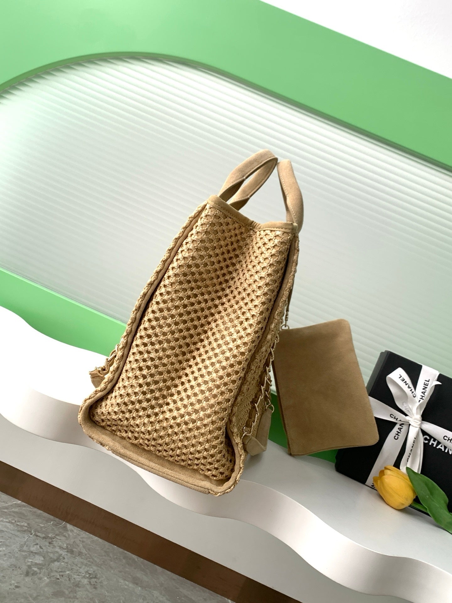 Chanel Deauville Straw Tote bag