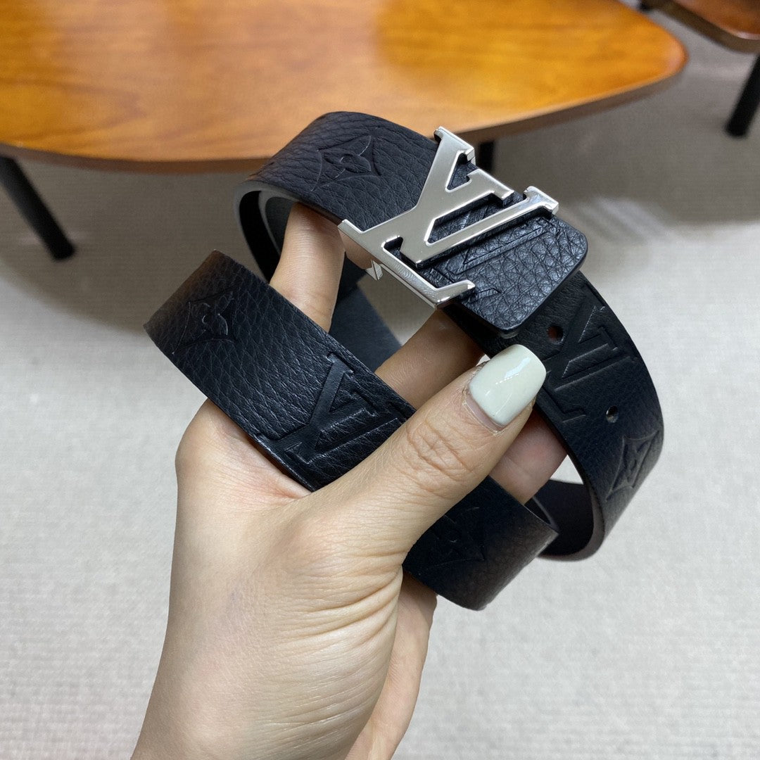 Louis Vuitton Empreinte leather belt 3.0 cm