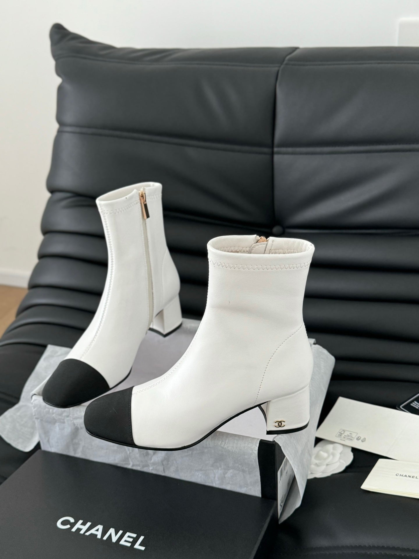 Chanel Leather Boots