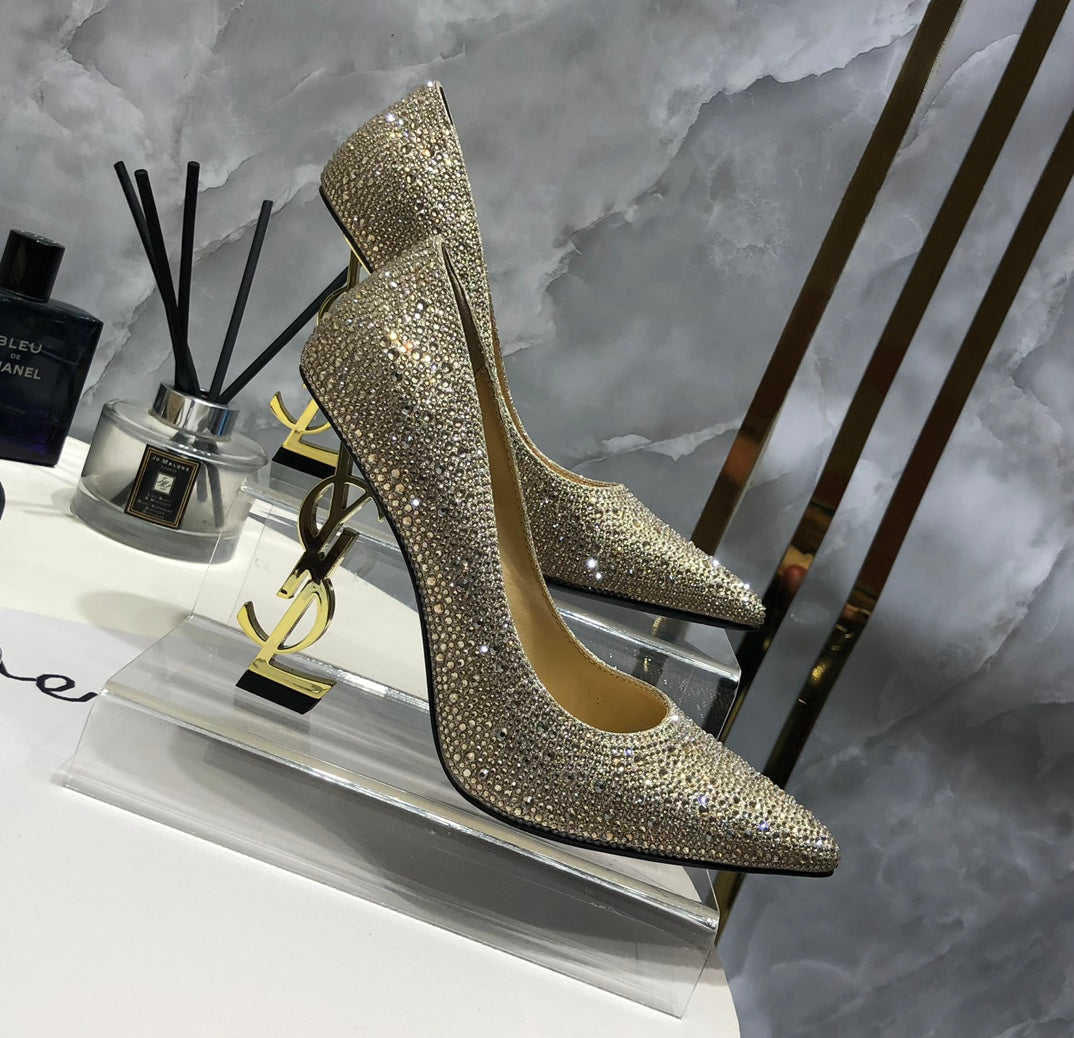 YSL Sparkle Heels
