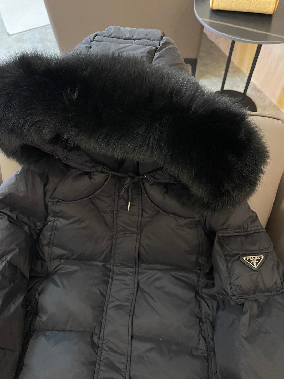 Prada Nylon Long Coat