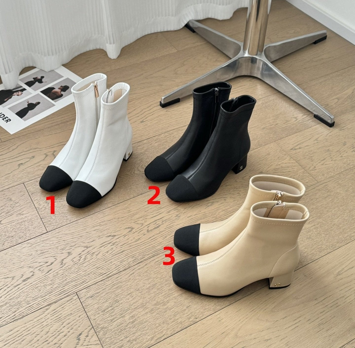 Chanel Leather Boots