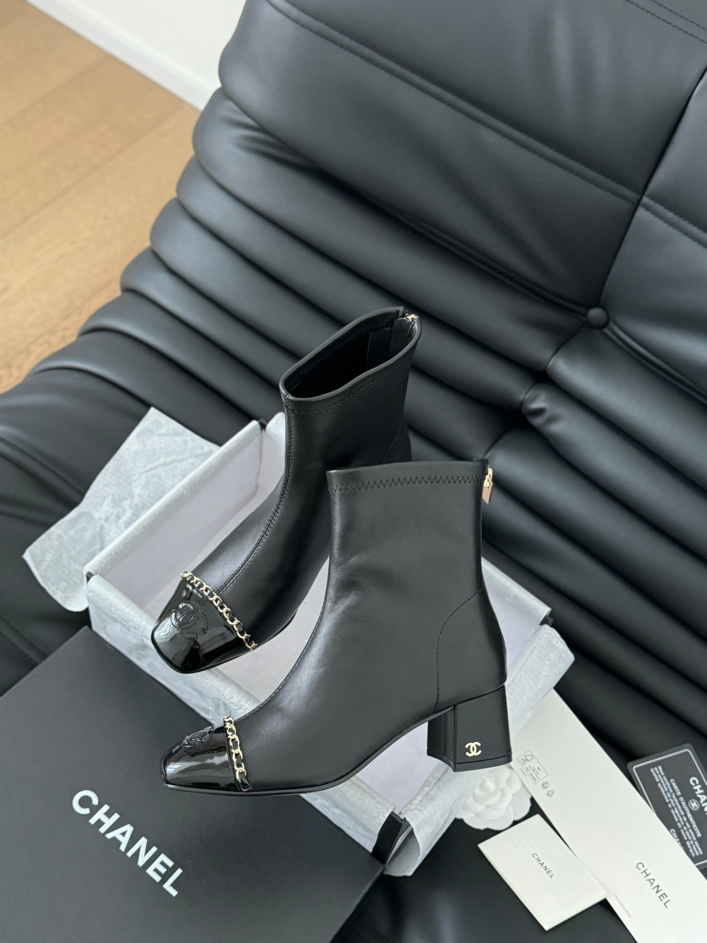 Chanel Leather Boots