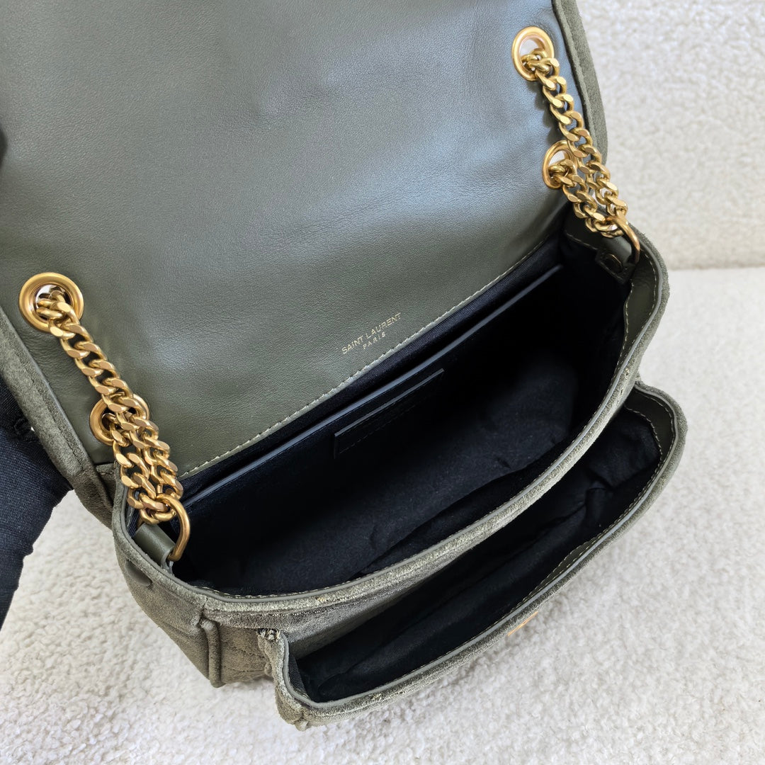 YSL Niki baby suede bag
