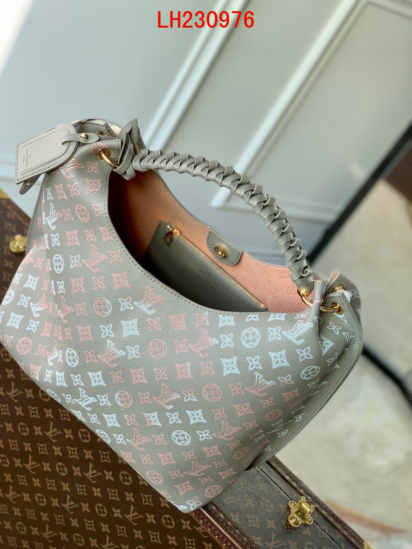 Louis Vuitton Carmel Hobo Mahina Leather