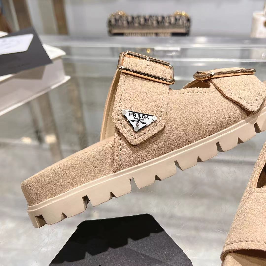 Prada Suede Sandals