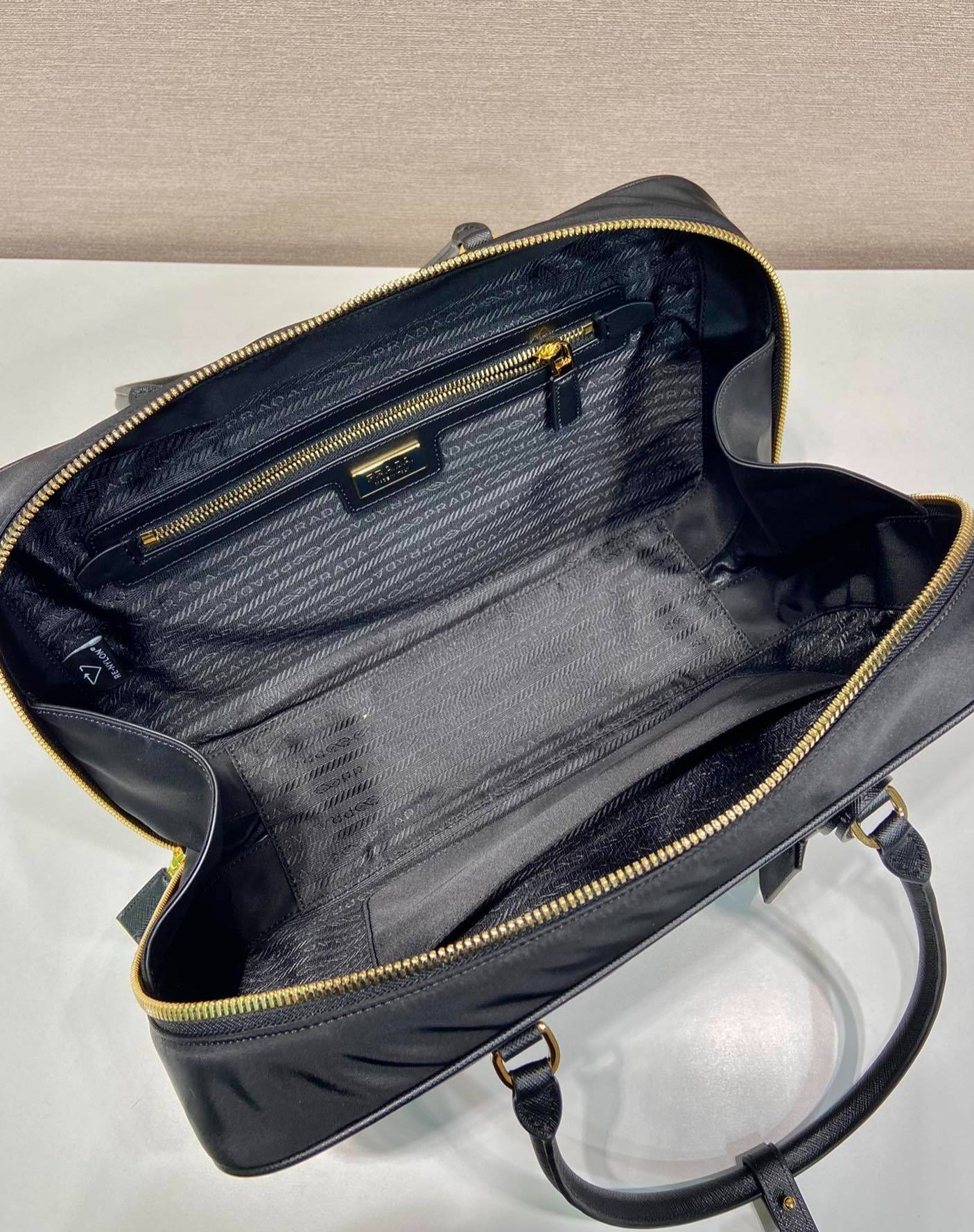 Prada Saffiano Keepall bag