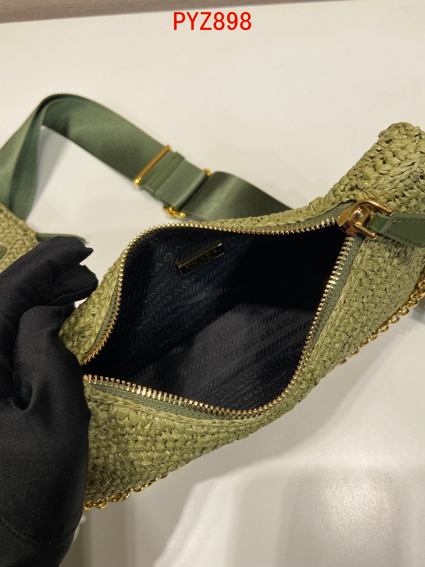 Prada Raffia Re Edition bag