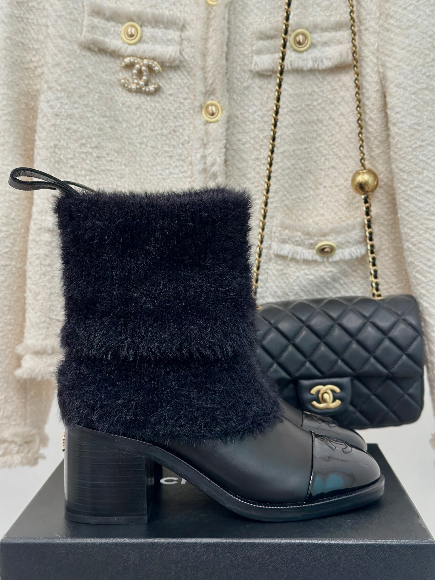 Chanel Heel Boots