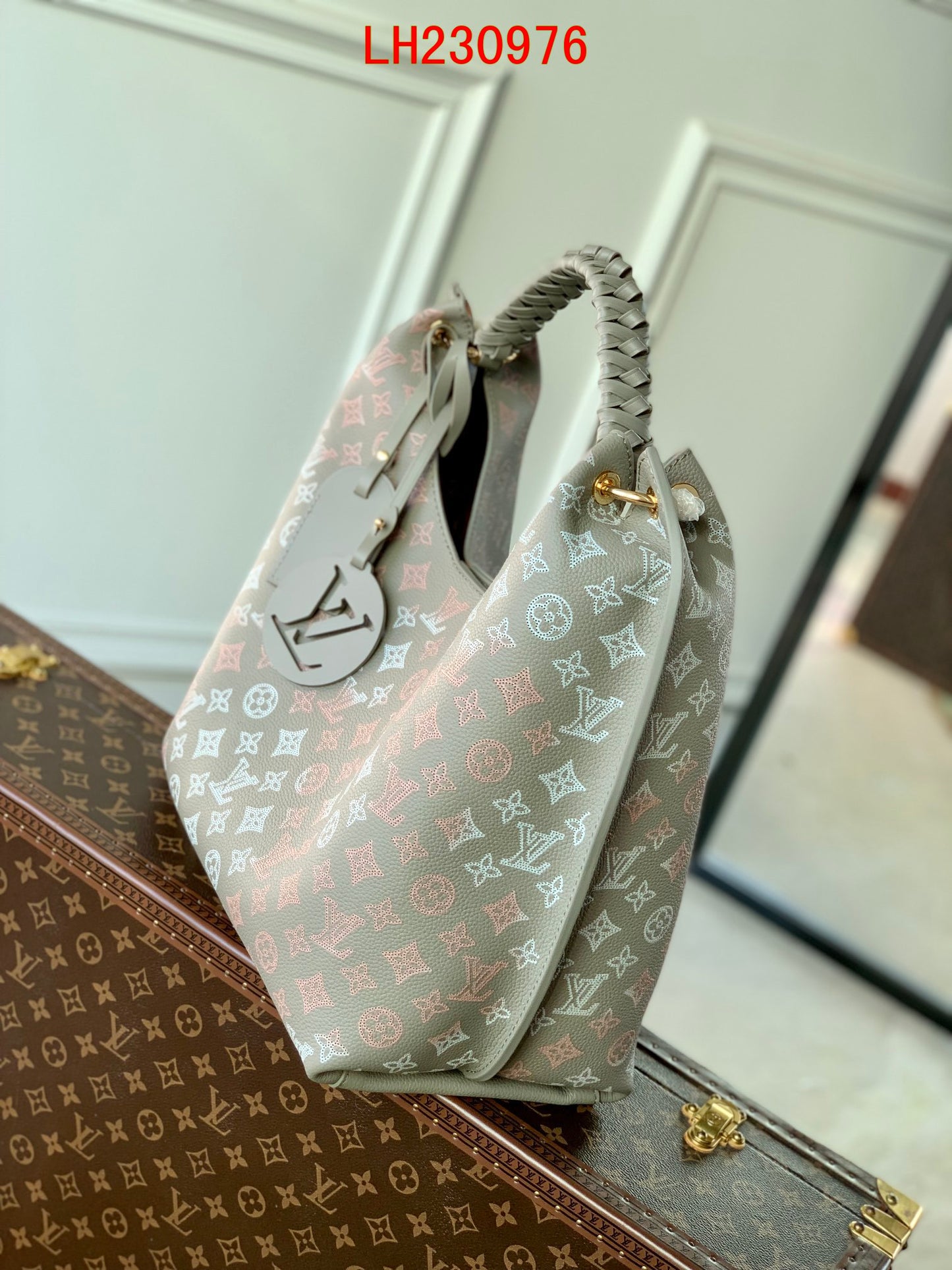 Louis Vuitton Carmel Hobo Mahina Leather