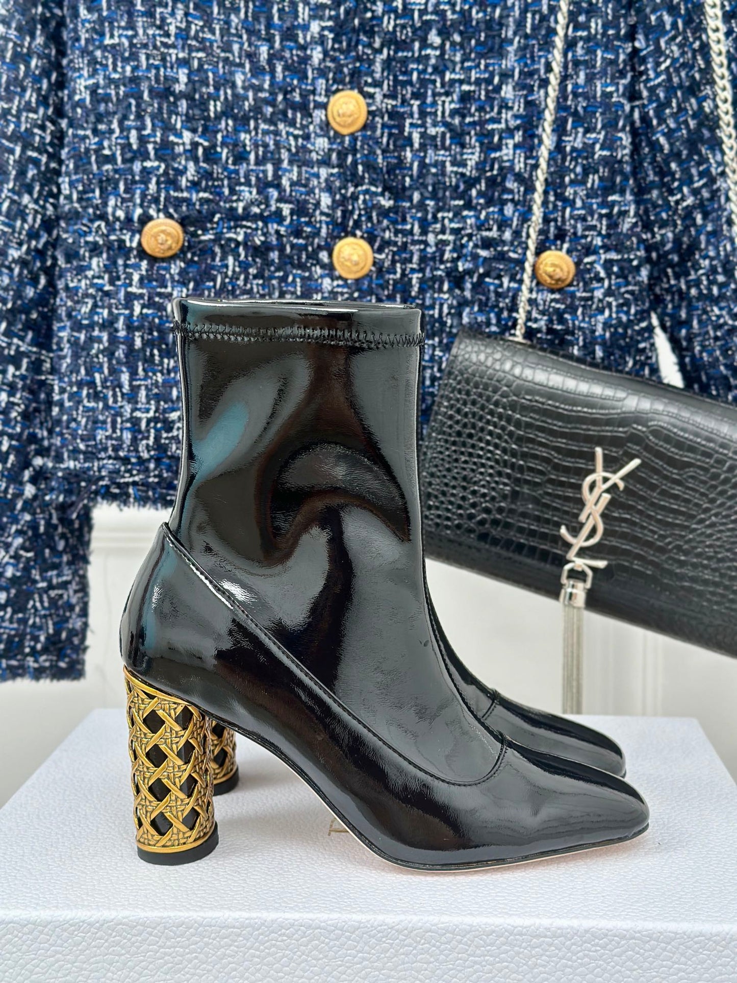 Dior Heels Boots leather