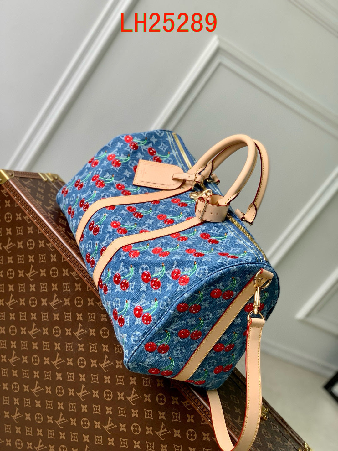 Louis Vuitton denim LV x TM Keepall Bandoulière 45