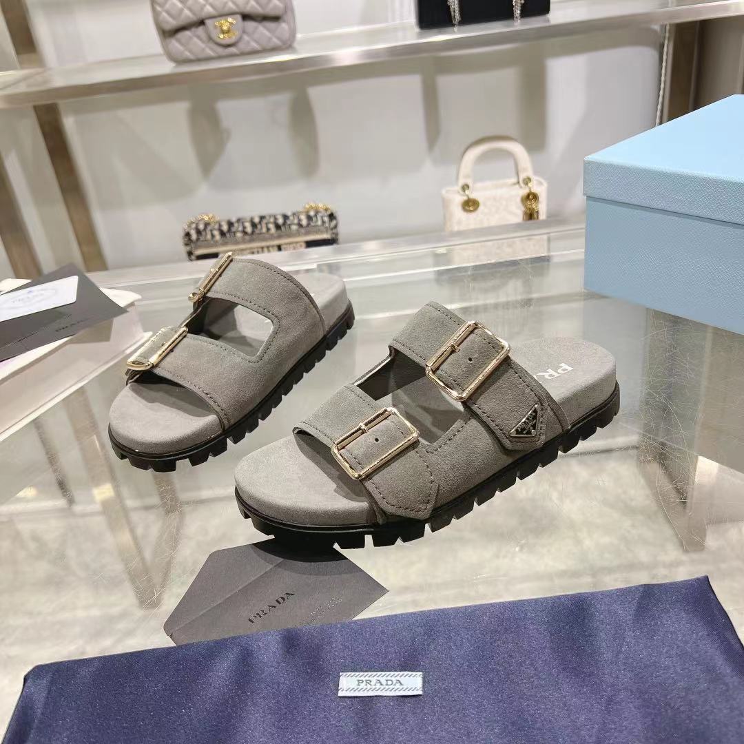 Prada Suede Sandals