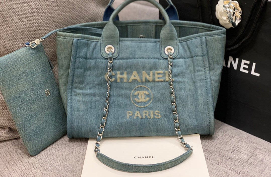 Chanel Deauville Denim Tote bag
