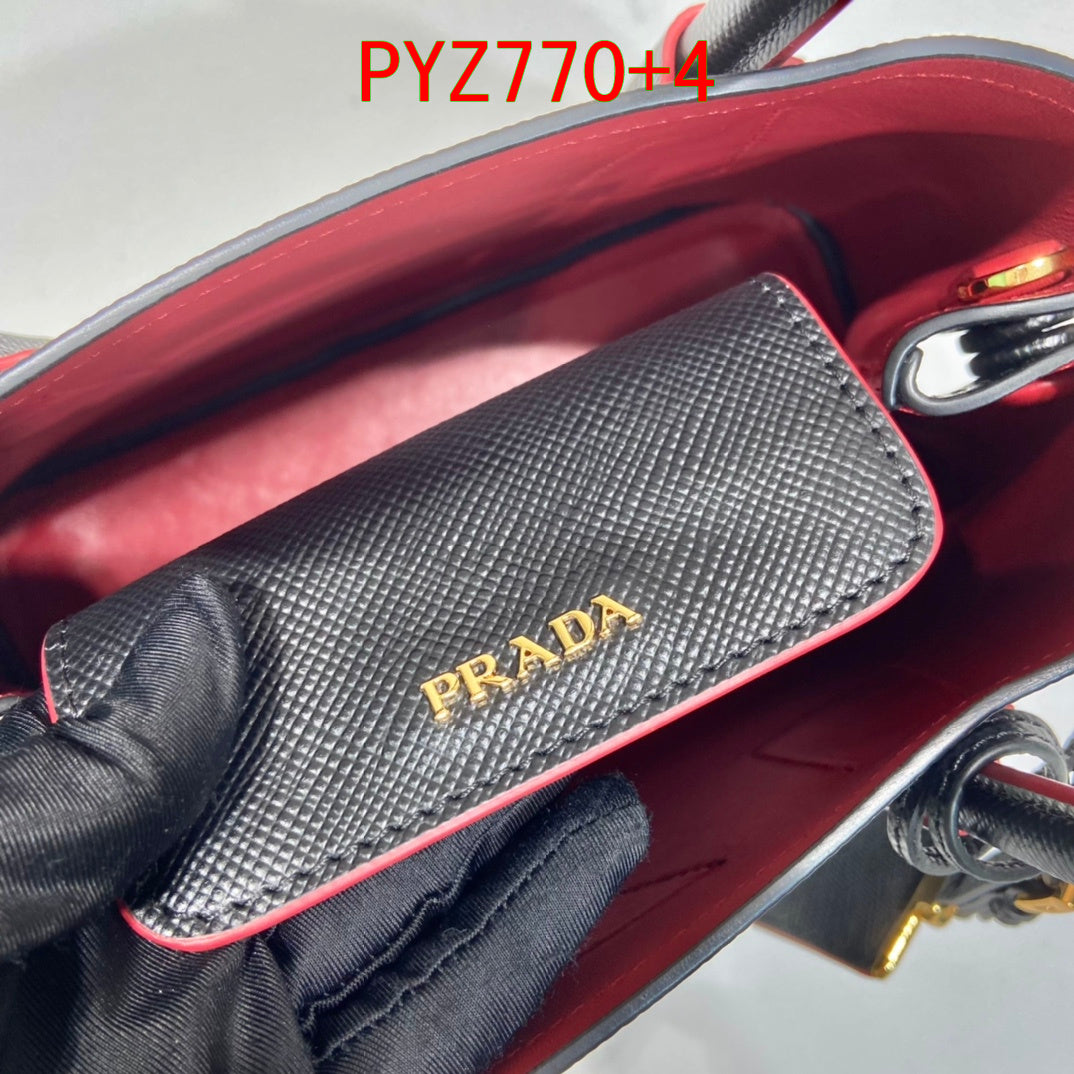 Prada Saffiano Double Tote Bag