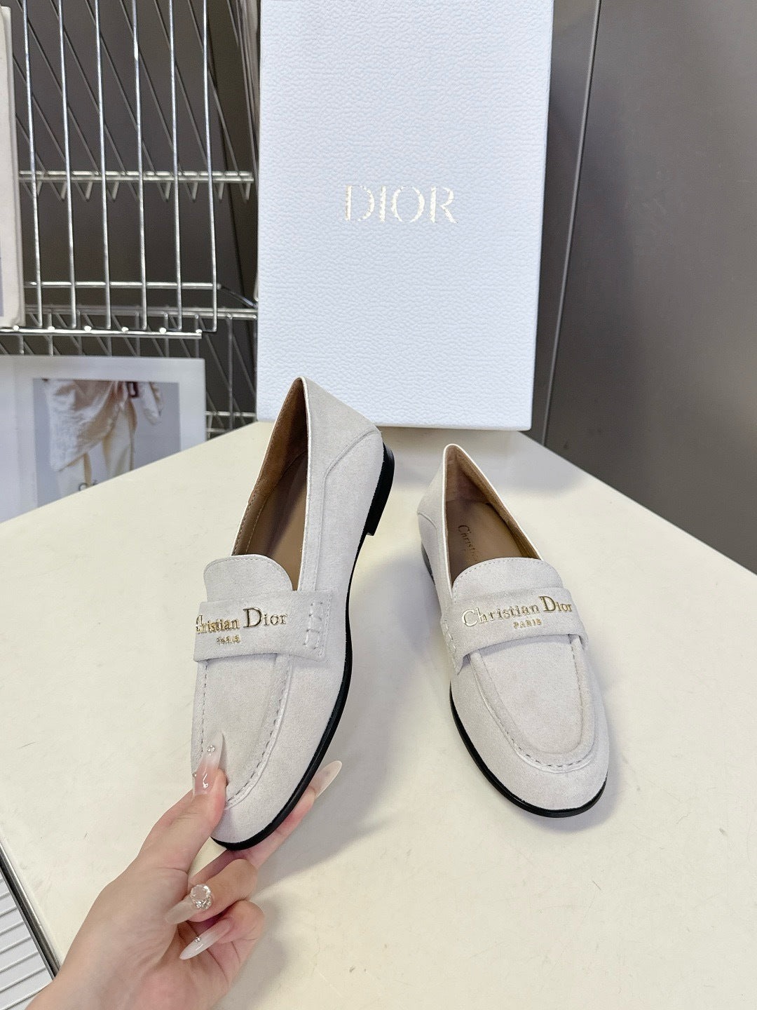 Christian Dior Suede Flats