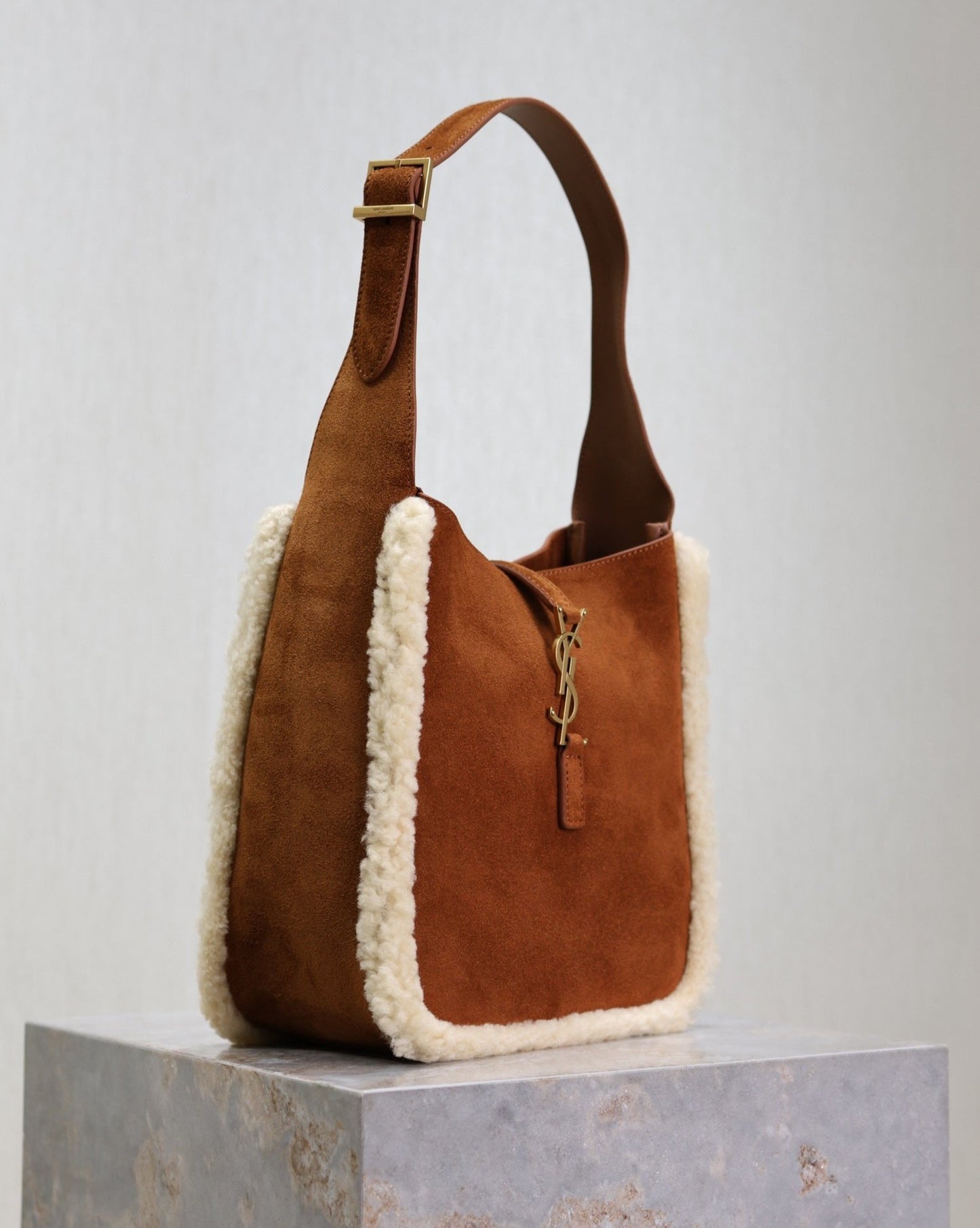 YSL LE 5A7 Suede bag