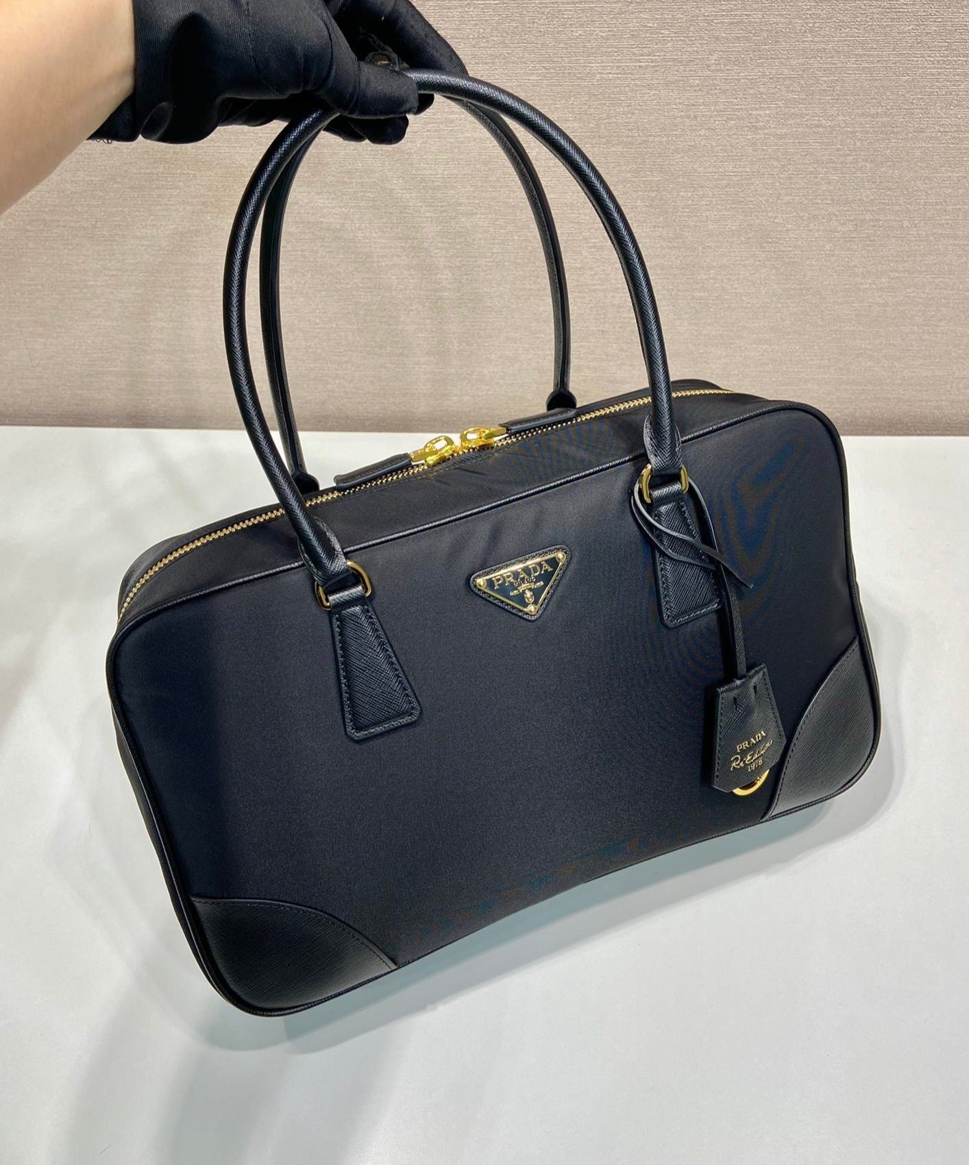 Prada Saffiano Keepall bag