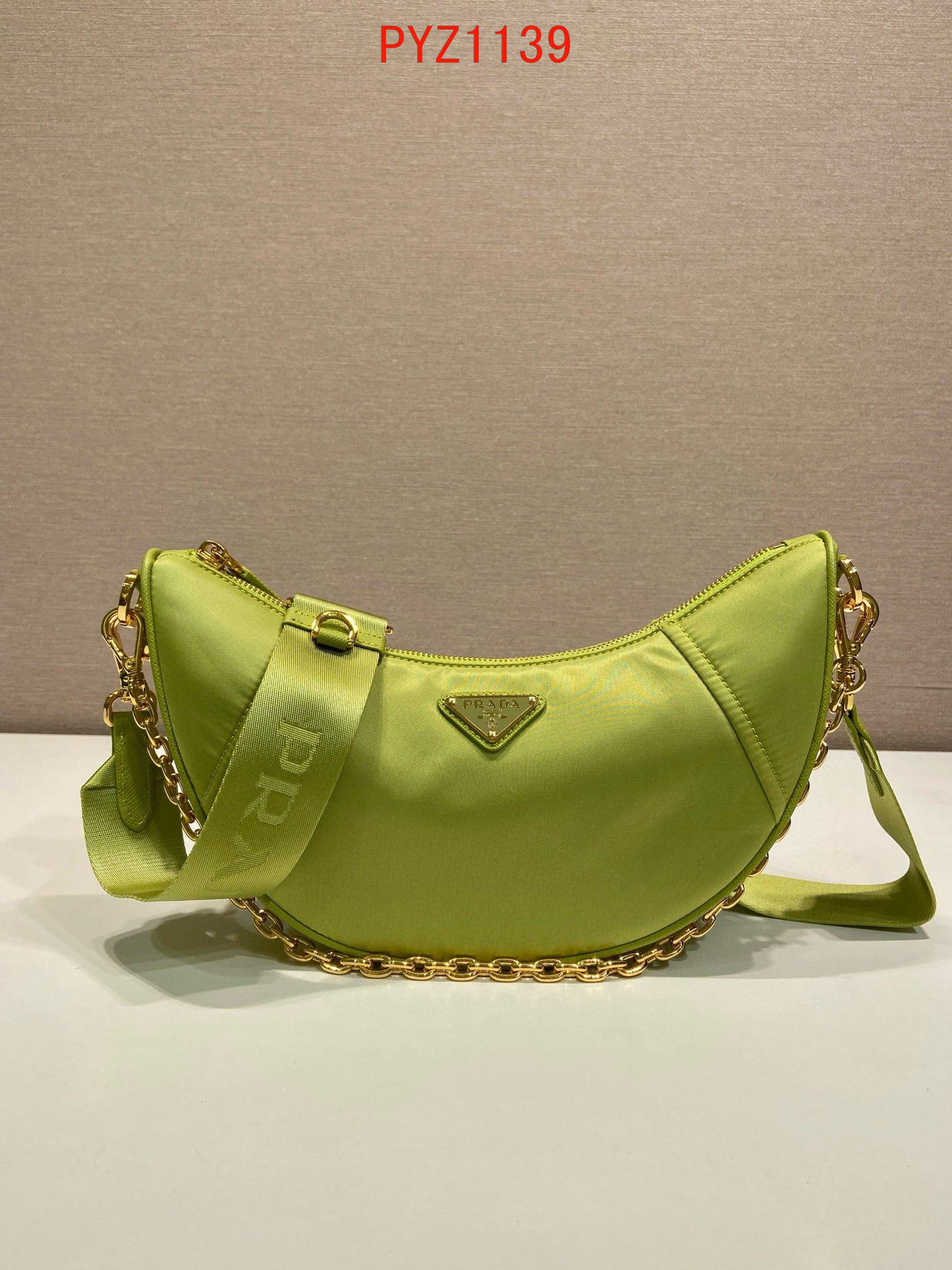 Prada Demi-lune Re-Nylon shoulder bag