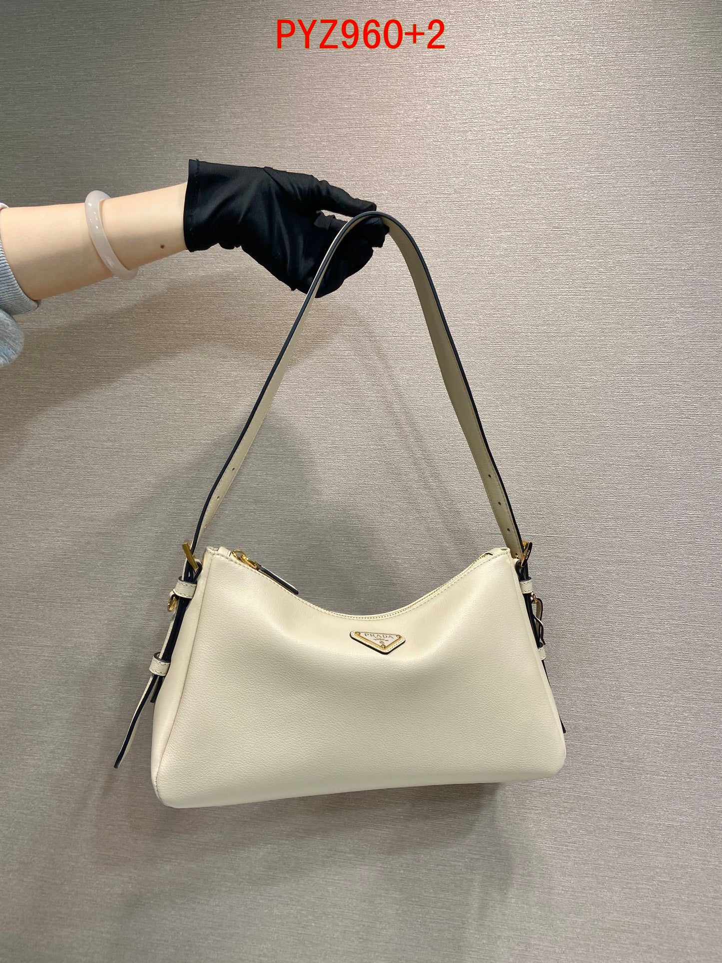 Prada Aime leather shoulder bag