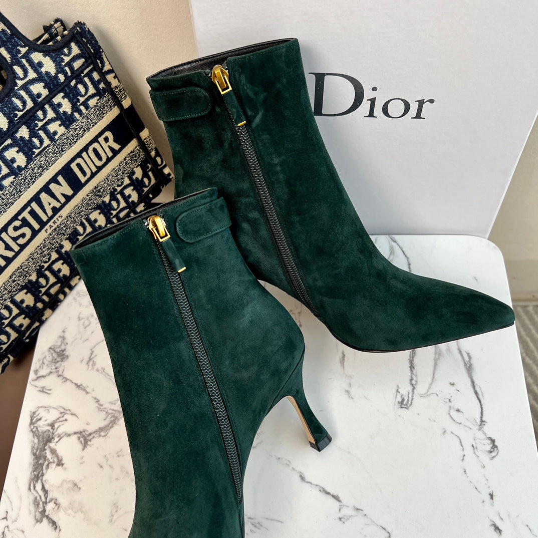 Dior Suede Heels Boots
