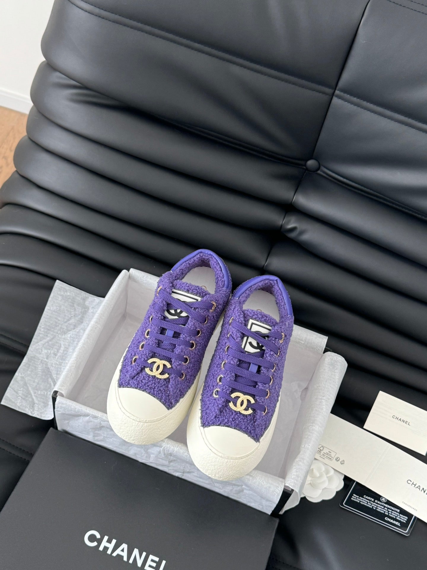 Chanel Teddy Sneakers