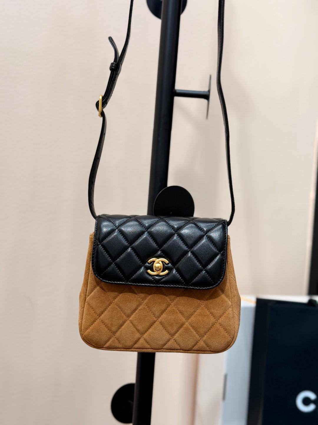 Chanel Suede Mini flap bag