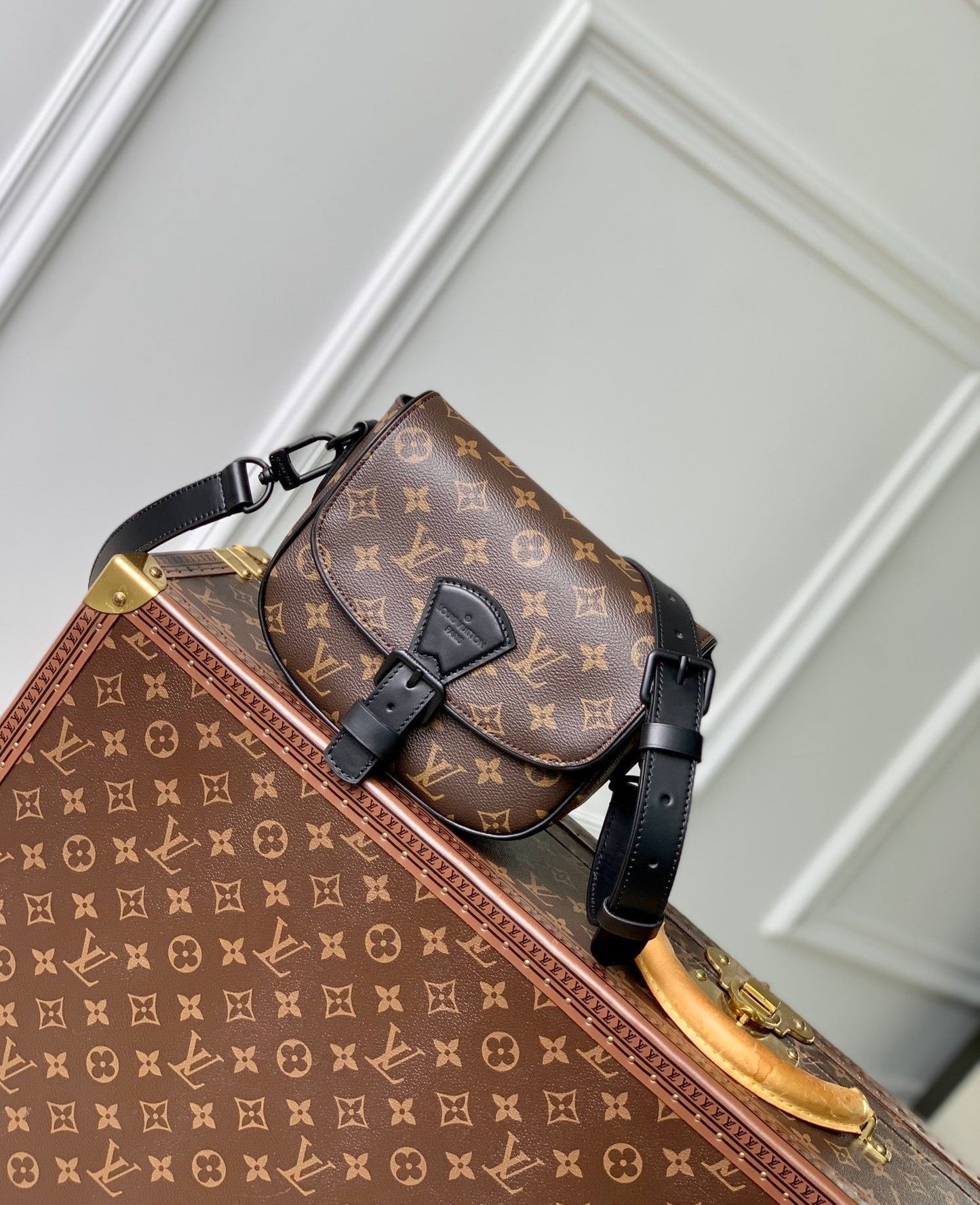Louis Vuitton Montsouris Messenger PM Macassar