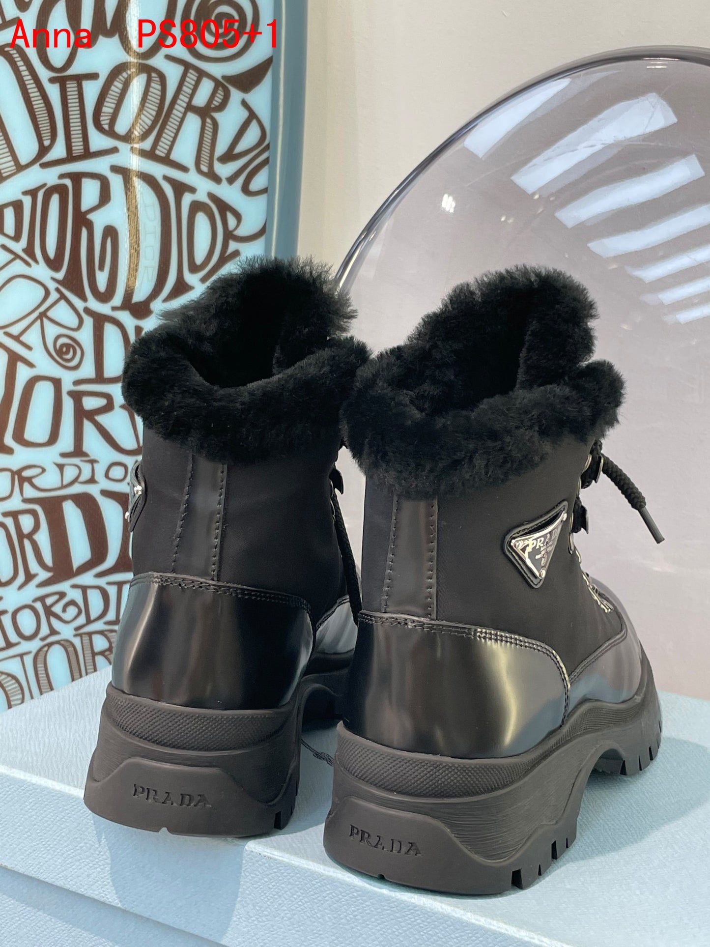 Prada Combat Shoes