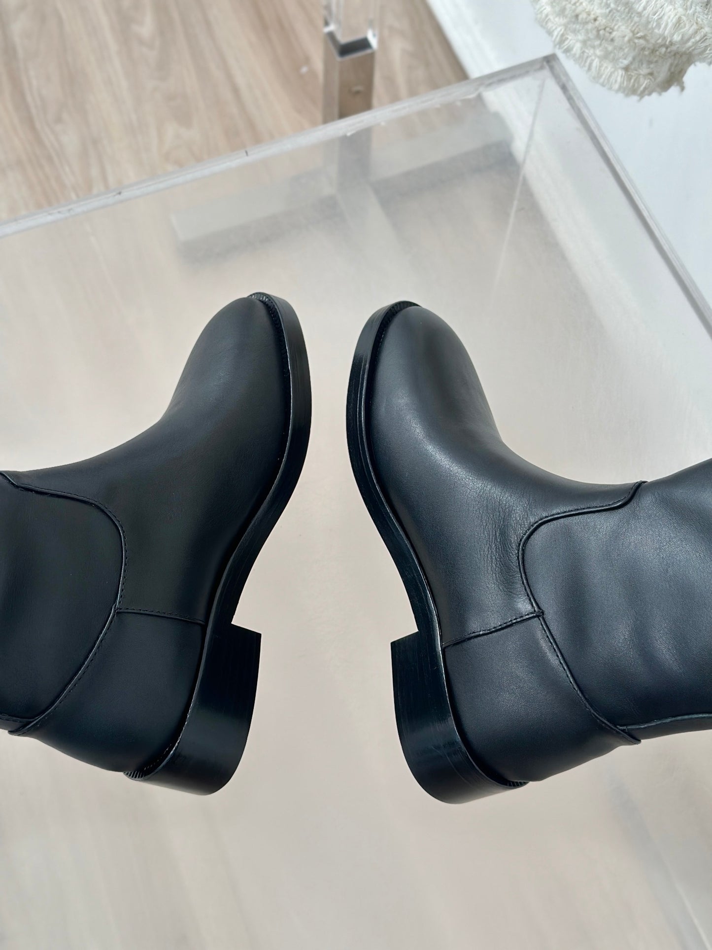 Chanel High leather boots