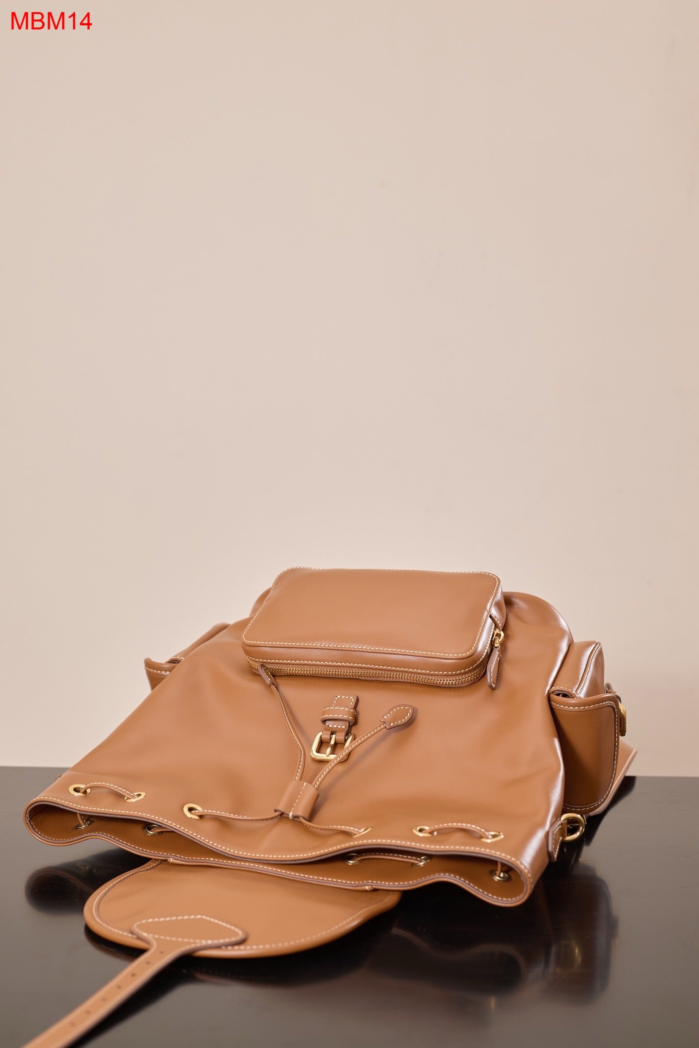 Miu Miu leather backpack