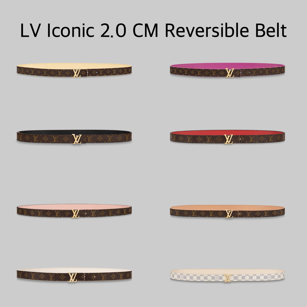 Louis Vuitton Iconic Reversible Belt 2.0 cm, 2.5 cm