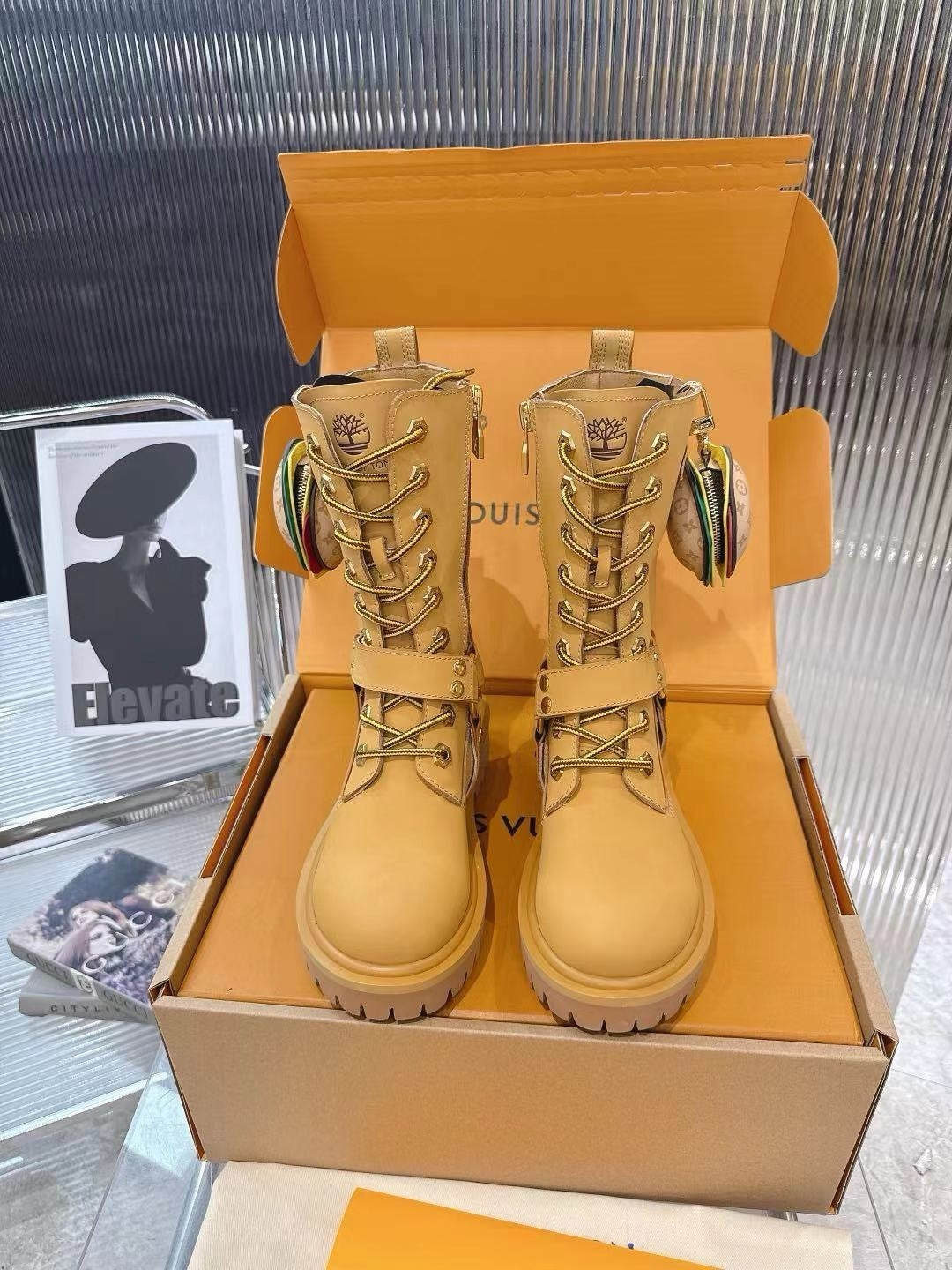 Louis Vuitton x Timberland Boots