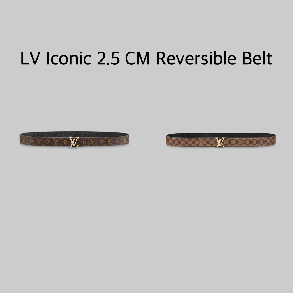 Louis Vuitton Iconic Reversible Belt 2.0 cm, 2.5 cm