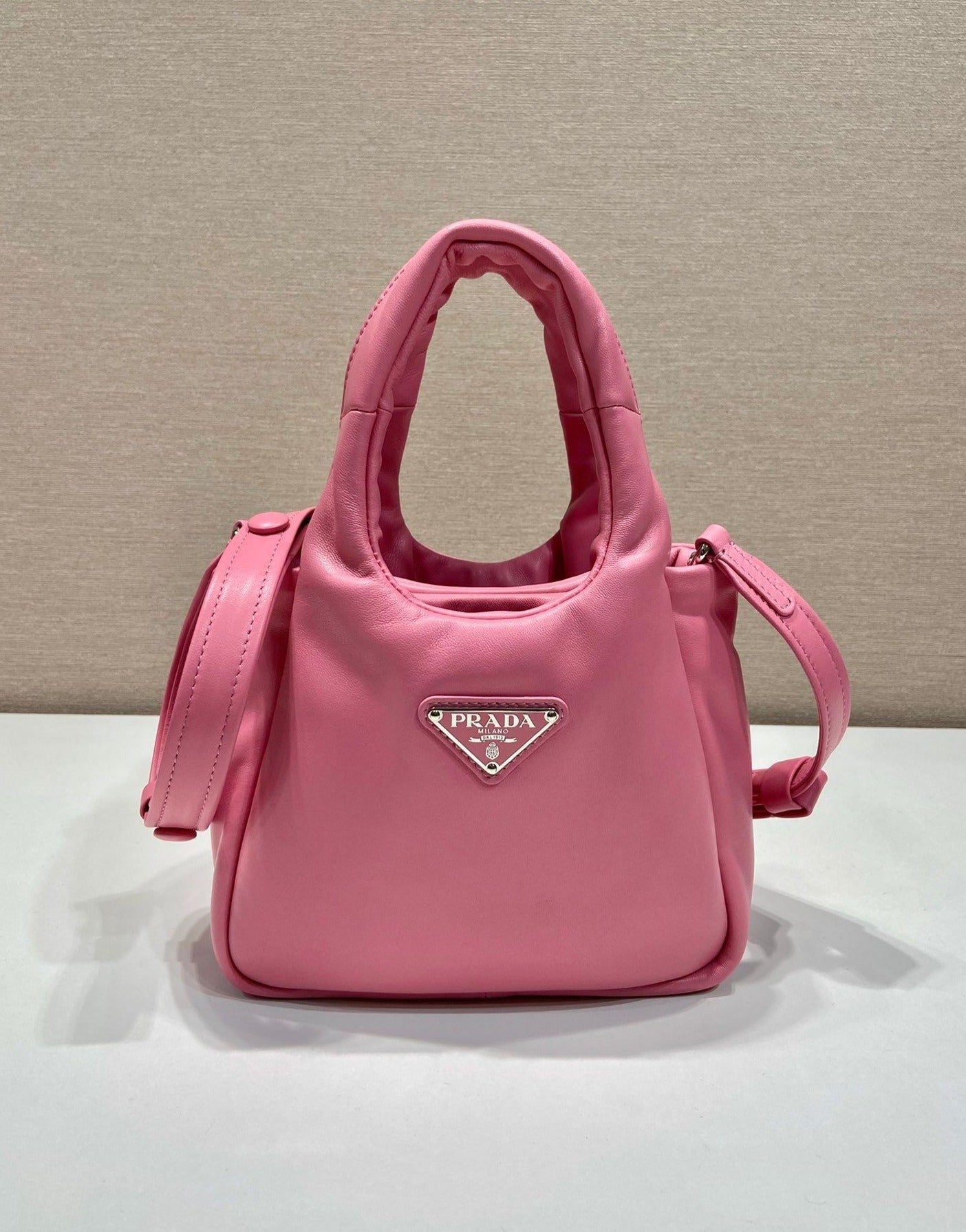 Prada Small padded Soft nappa-leather bag