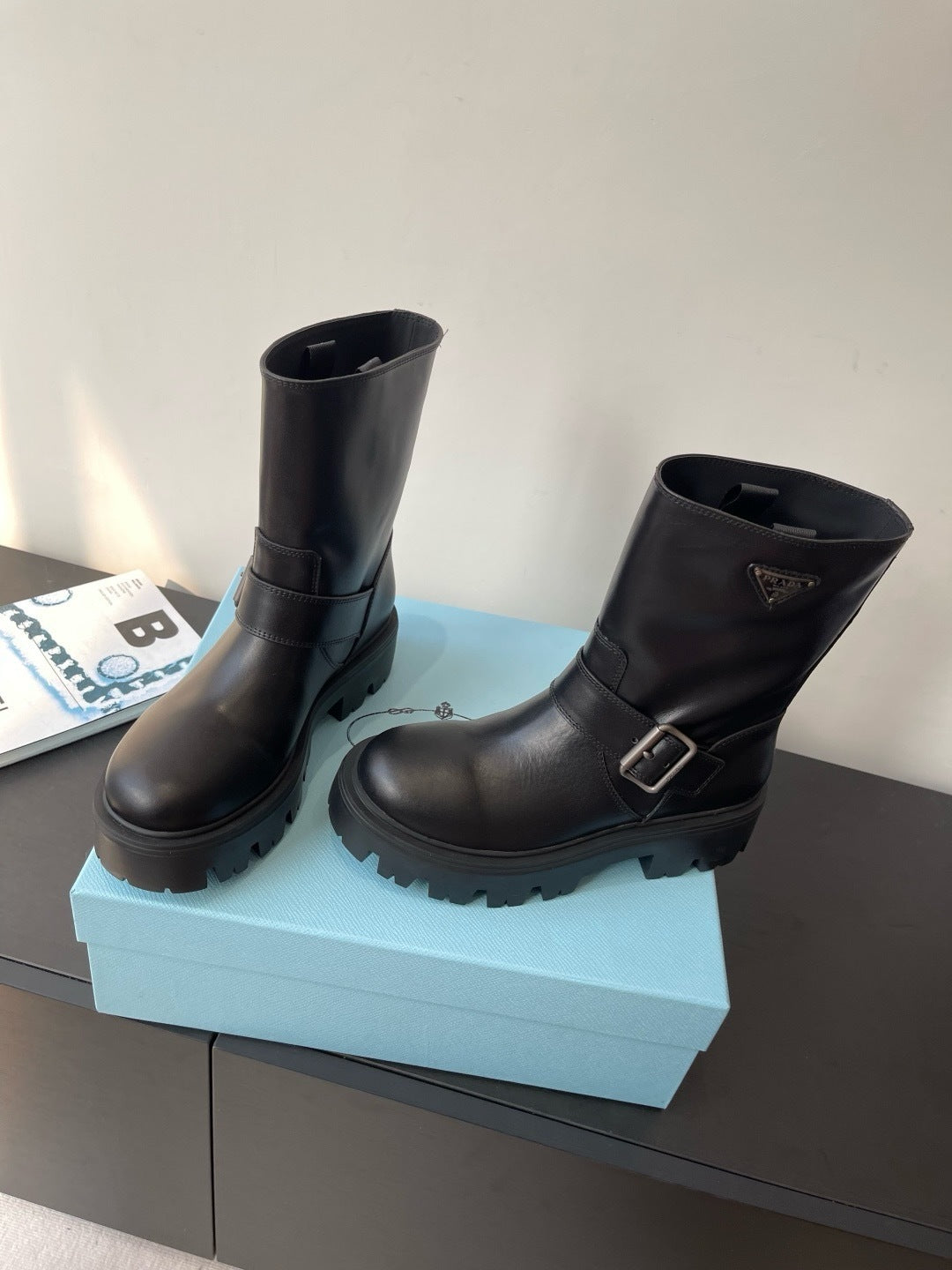 Prada Leather Boots