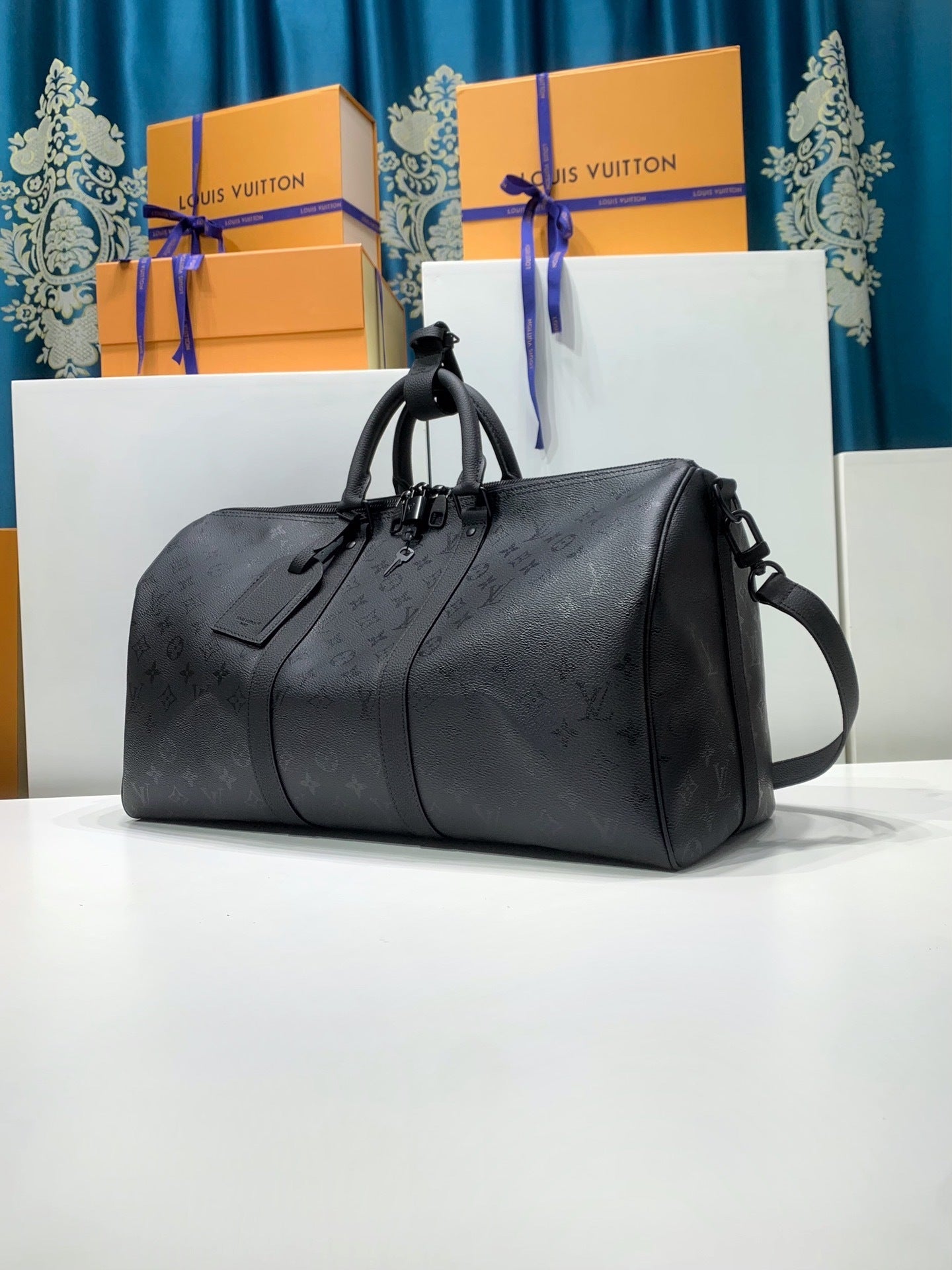 Louis Vuitton Keepall Bandoulière 45 Monogram Midnight