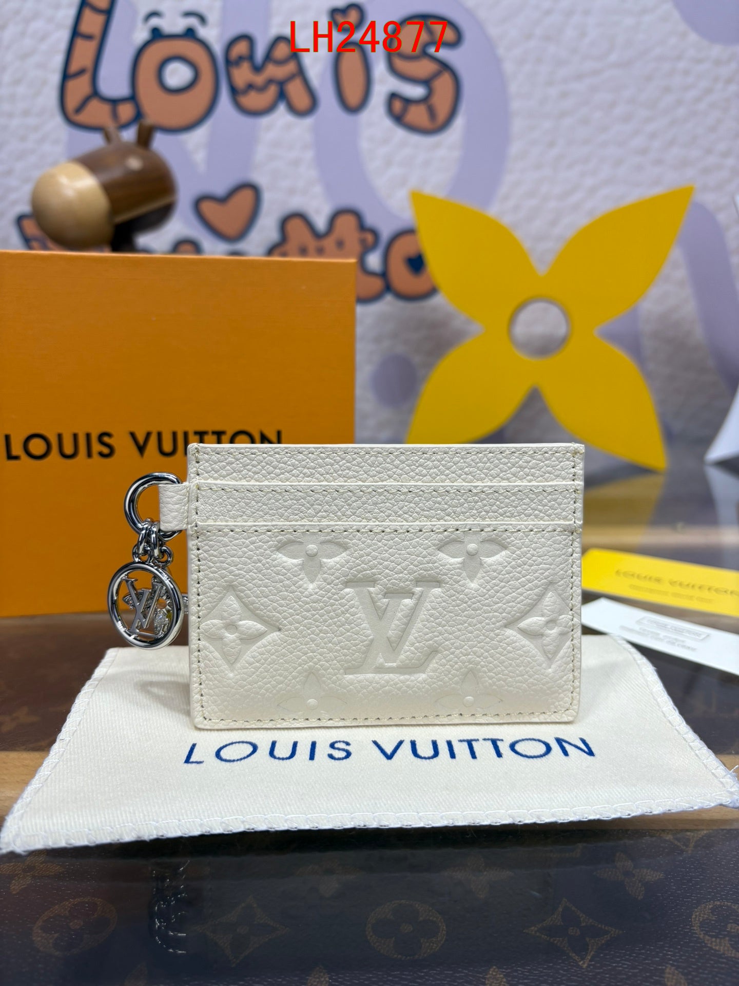 Louis Vuitton LV Charms Card Holder Ski collection