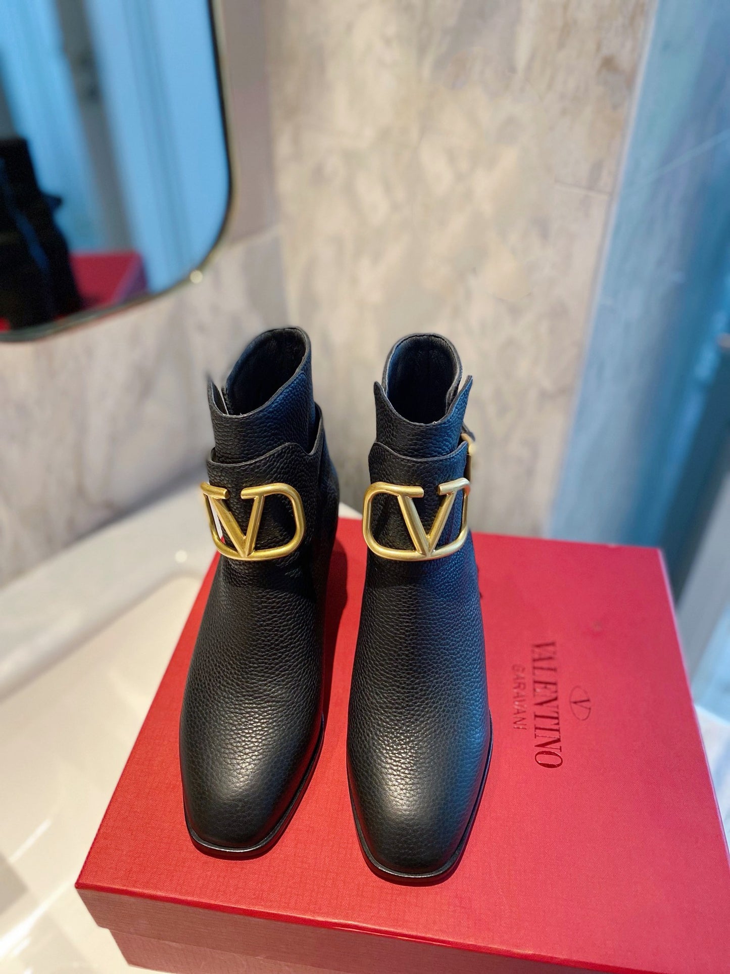 Valentino Ankle Heels Boots