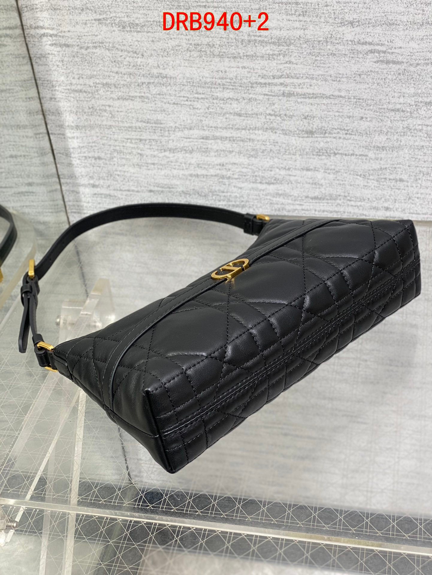 Dior 30 Montaigne Mini Hobo Shoulder Bag