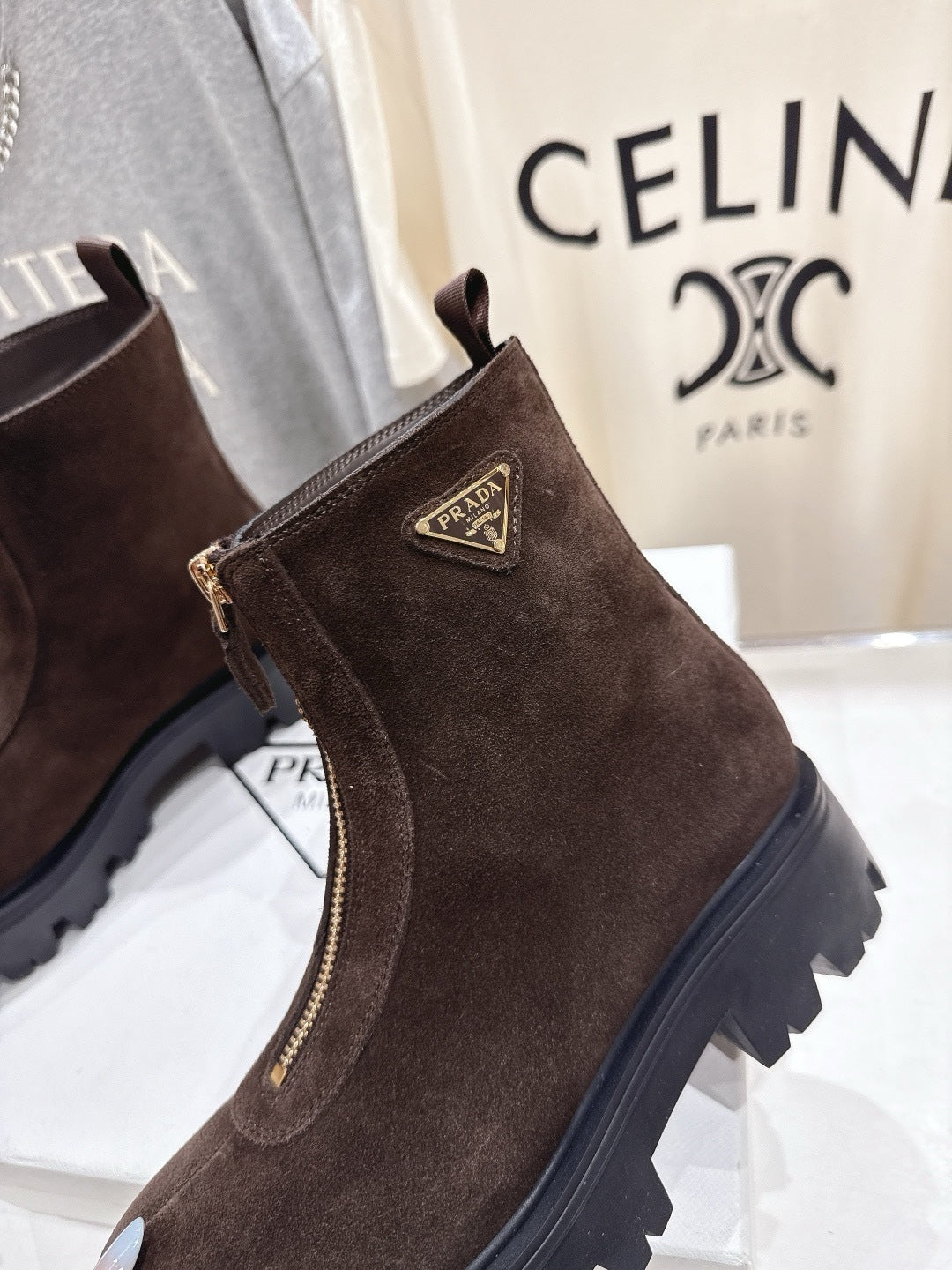 Prada Suede Boots