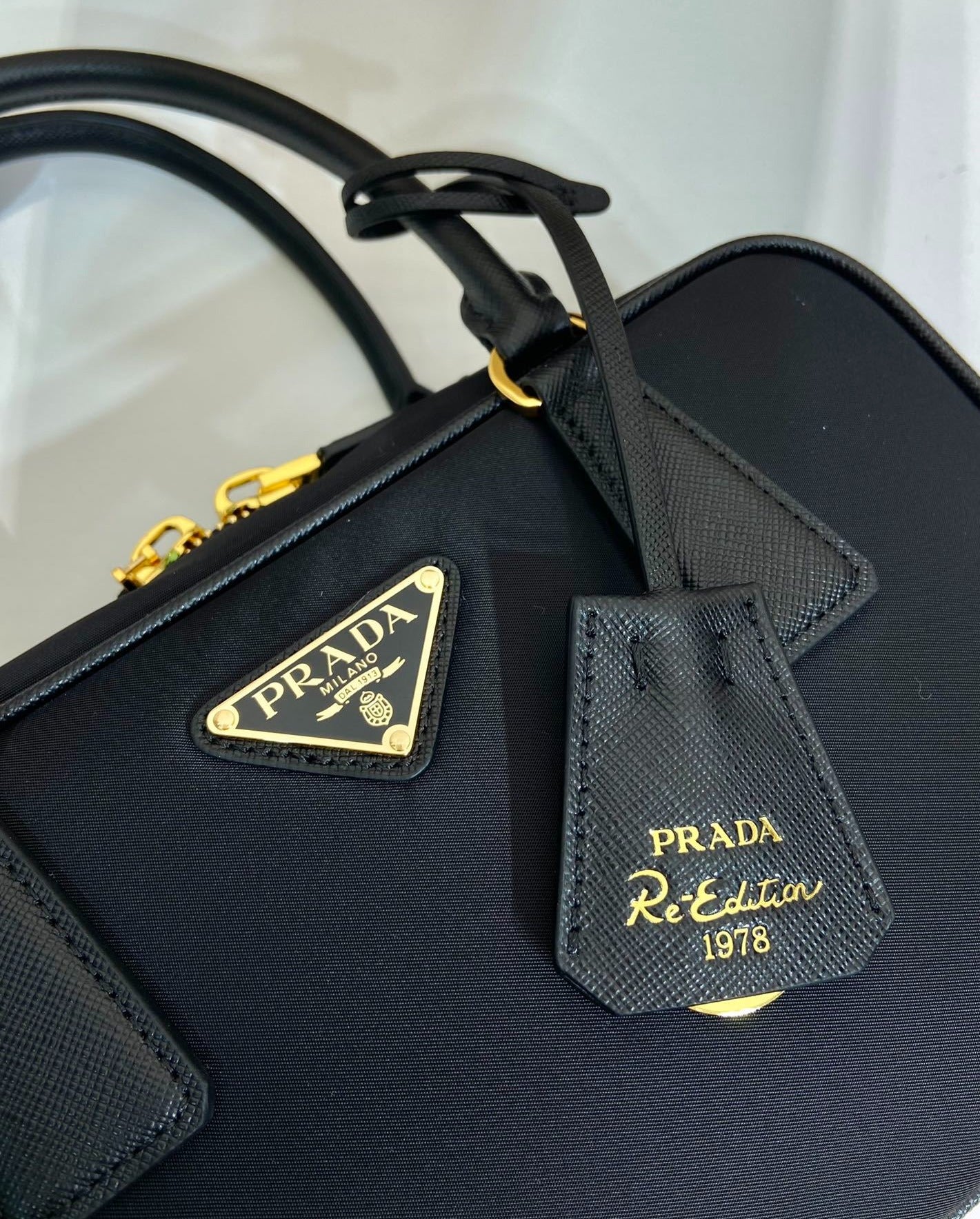 Prada Saffiano Keepall bag