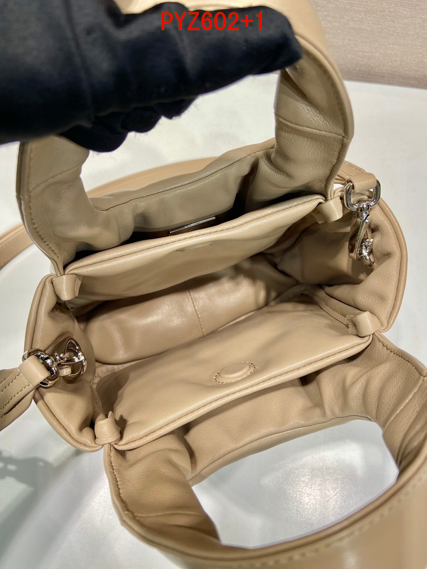 Prada Small padded Soft nappa-leather bag