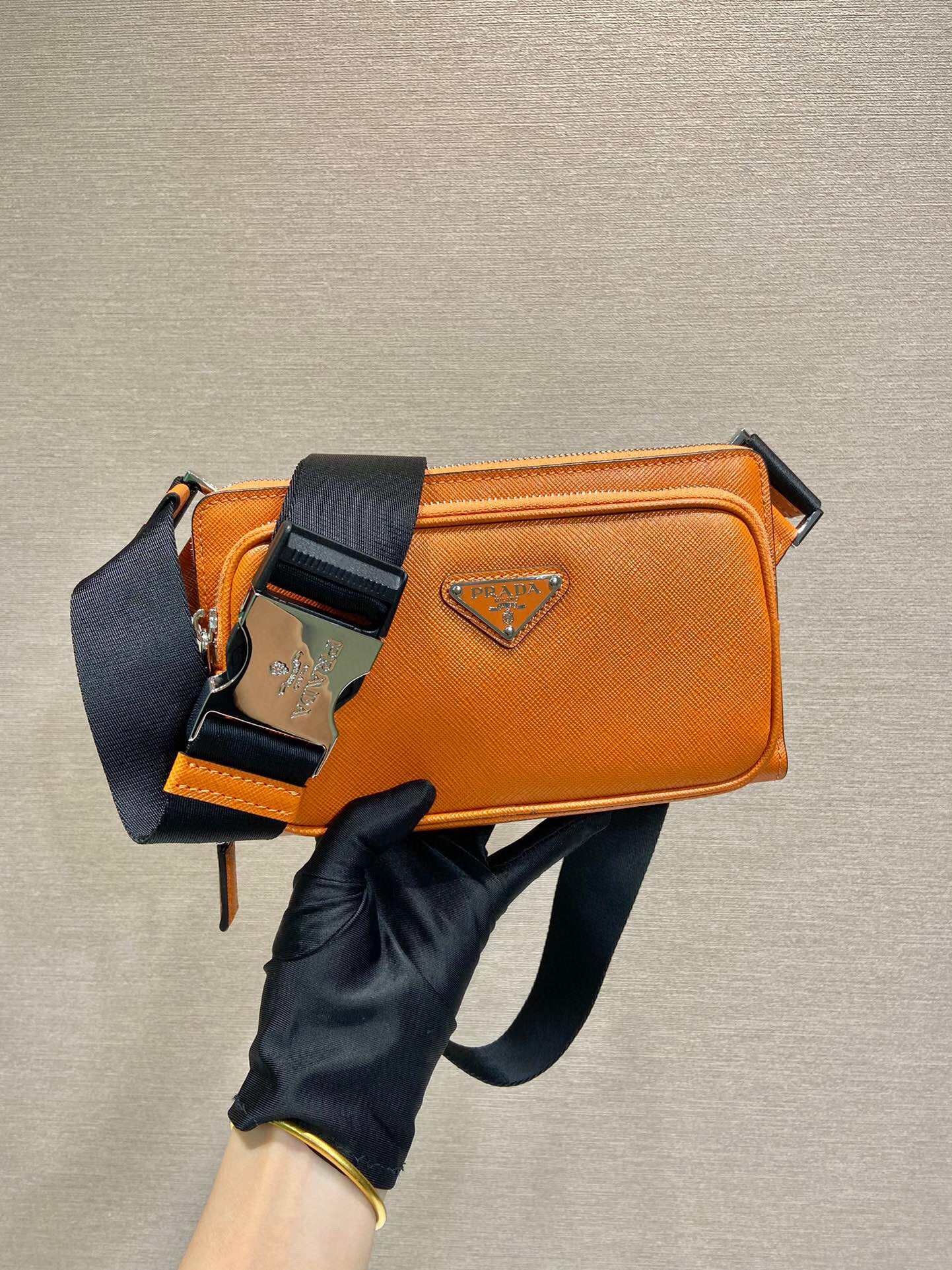 Prada Saffiano leather belt bag