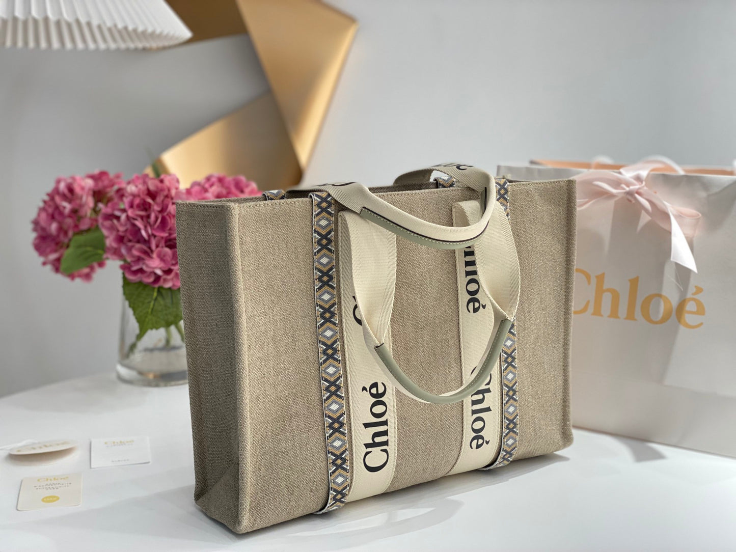 Chloe Woody Tote Bag