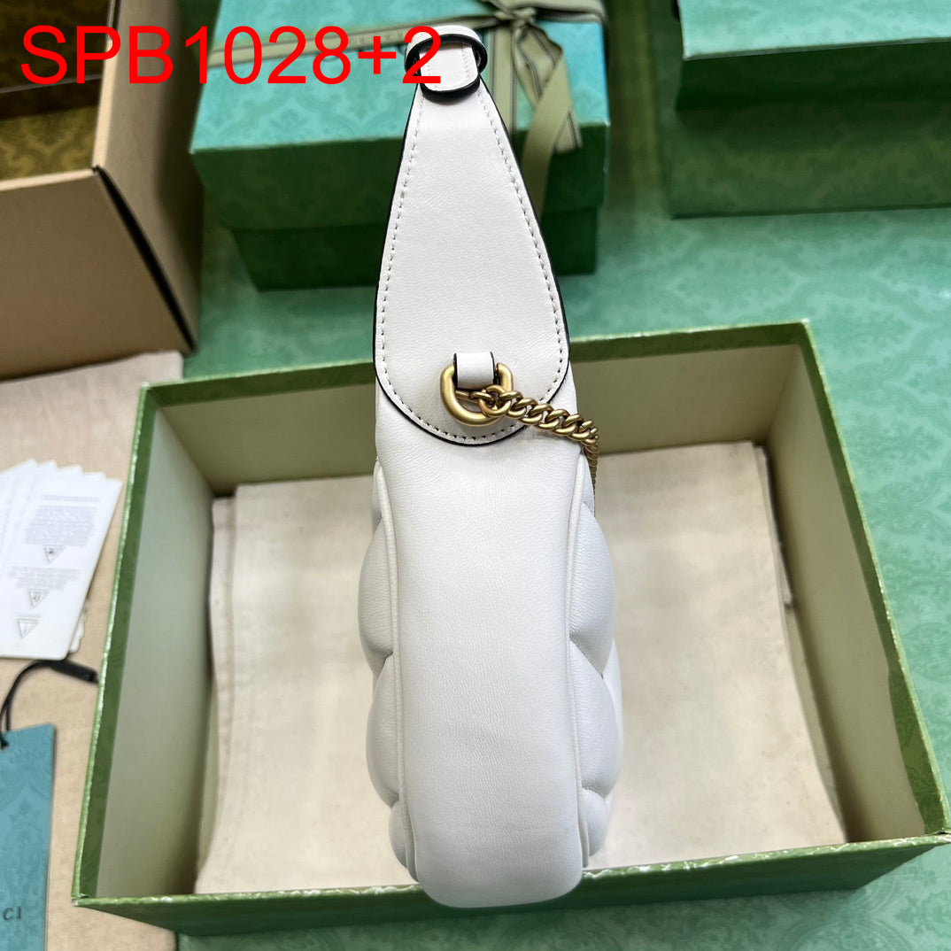 Gucci GG MARMONT HALF-MOON-SHAPED MINI BAG