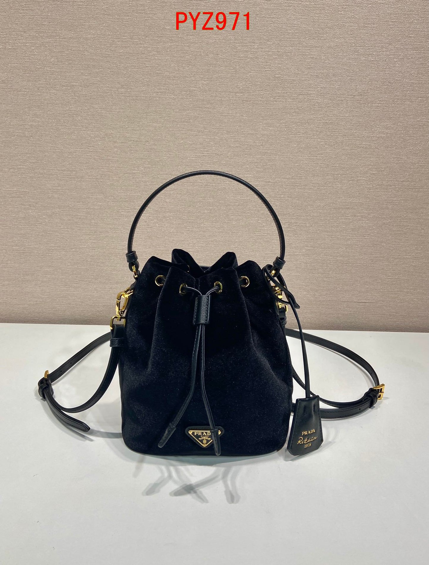 Prada Re-Edition 1978 Velvet mini-bag
