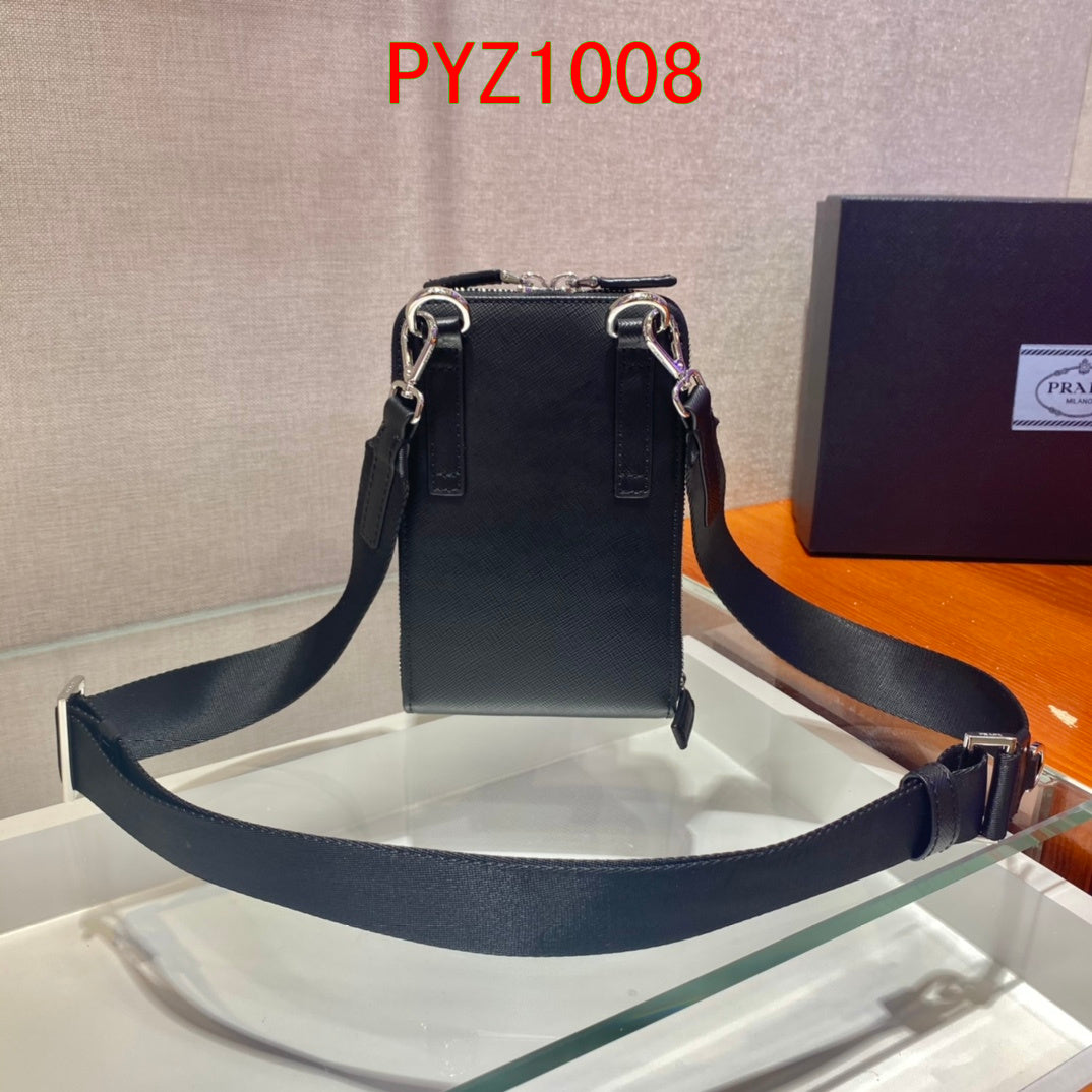 Prada leather smartphone case bag